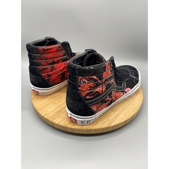 Vans Shoes Mens 10 Stranger Things SK8-Hi High Top Reissue Skate Sneakers Black - Picture 3 of 16